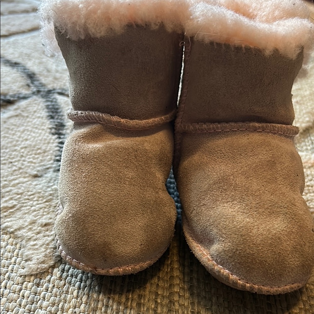 Cozy Tan Kids Boots